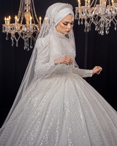 Kabarık Tesettür Gelinlik Modelleri İzmit Kocaeli Kabarık Tesettür Gelinlik Modelleri İzmit Kocaeli