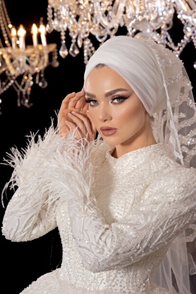 Kabarık Tesettür Gelinlik Modelleri İzmit Kocaeli Kabarık Tesettür Gelinlik Modelleri İzmit Kocaeli