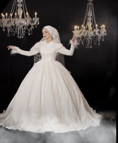 Kabarık Tesettür Gelinlik Modelleri İzmit Kocaeli Kabarık Tesettür Gelinlik Modelleri İzmit Kocaeli