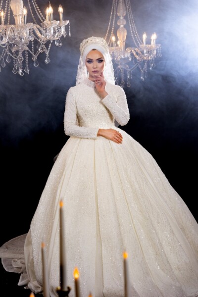 Tesettür Kapalı Kabarık Gelinlikler İzmit Kocaeli Tesettür Kapalı Kabarık Gelinlikler İzmit Kocaeli